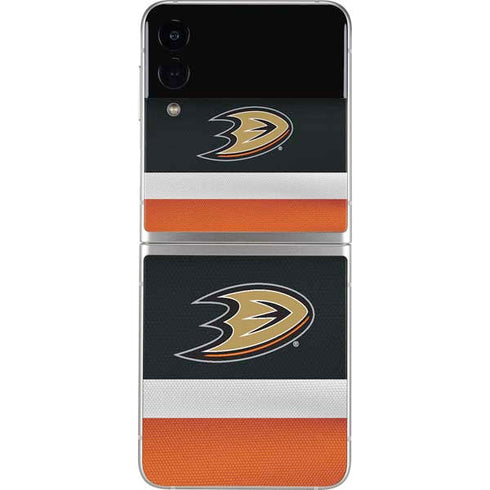 NHL Anaheim Ducks Jersey Galaxy Z Flip4 5G Skin